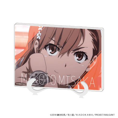 『とあるシリーズ』アクリルアートボード(A5サイズ) 03/とある科学の超電磁砲T 場面写ver.
